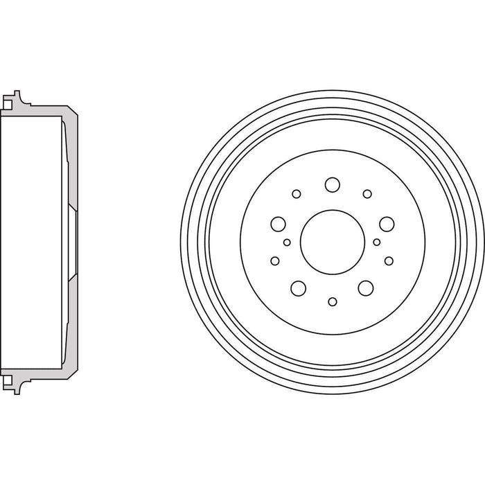 Apec Brake Drum Rear Fits Toyota Hi-Lux