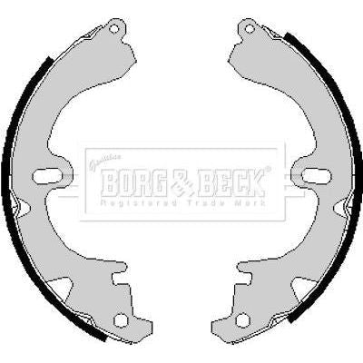 Genuine Borg & Beck Brake Shoes fits Toyota CorollaJapan 089802 BBS6151