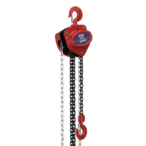 Sealey Chain Block 1 Tonne 2.5m CB1000 Sealey  - Dynamic Drive