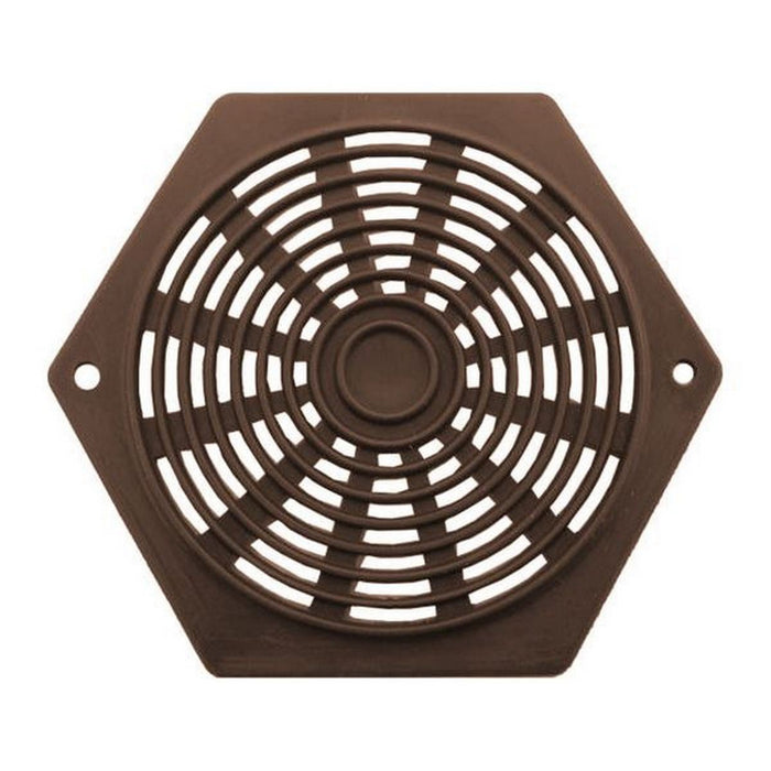 Hexagon Air Vent 2 5/8 Brown for Caravan/Motorhome Nova  - Dynamic Drive