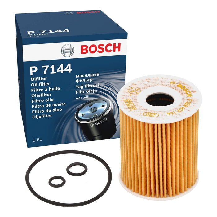 Bosch Car Oil Filter P7144 fits VW Polo TDi|TDi BlueMotion - 1.2 - 09-14 F026407