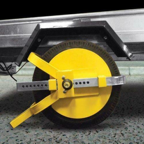 Trailer, Caravan & Motorhome 8" - 10" Security Anti Theft Wheel Tyre Lock Clamp Leisurewize  - Dynamic Drive