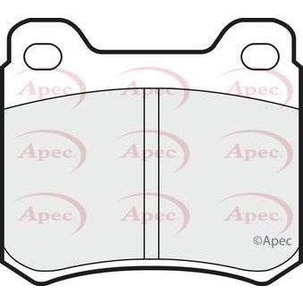 Apec Brake Pads Rear Fits Mercedes 190 Series 200 300 C Class E