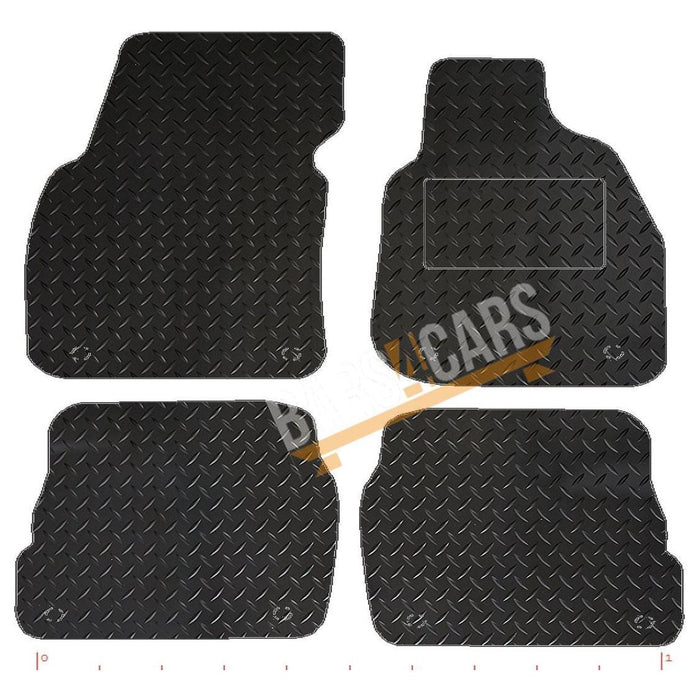 Blue TailoBlue Rubber Mats fits Audi  A6 Allroad 00-05 2000 2001 2002 2003 2004 UKB4C  - Dynamic Drive