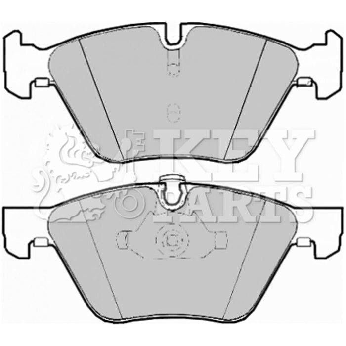 Genuine Key Parts KBP1948 Front Brake Pads (Ate-Teves)