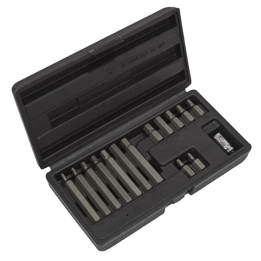 Sealey Hex Bit & Holder Set 15pc Metric S0533 Siegen by Sealey  - Dynamic Drive