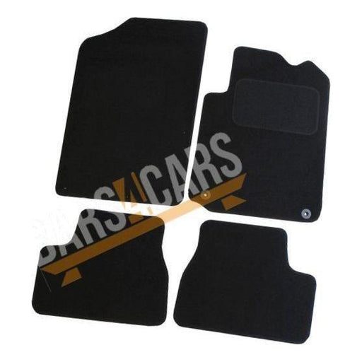 Fully Tailored Blue White Trim Carpet Mats fits Citroen Ds3 10> Set of 4 With 2 Clips Town Parts  - Dynamic Drive