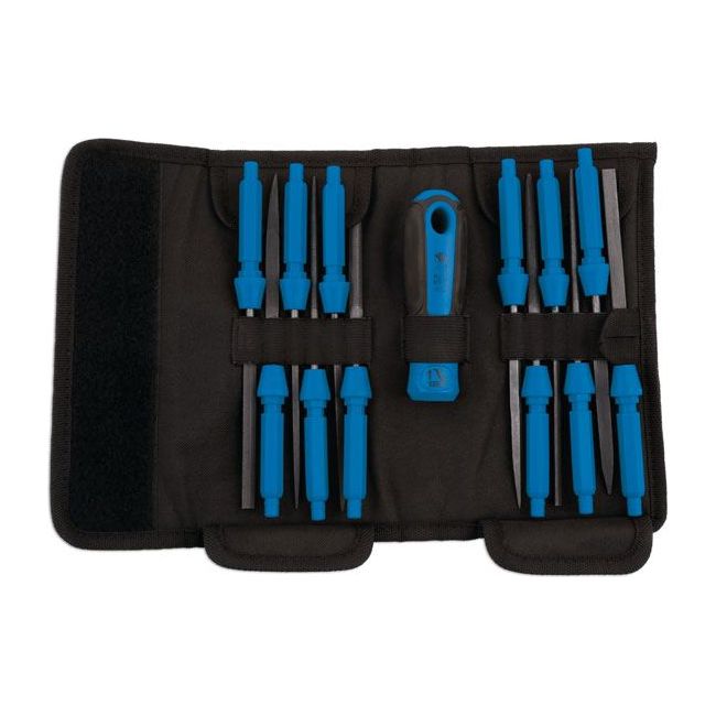 Laser Precision File Set 12pc 5114 Laser Tools  - Dynamic Drive