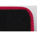 Fully Tailored Red Trim Carpet Mats Fiat Punto Evo 10> Set of 4 + 2 Clips UKB4C  - Dynamic Drive