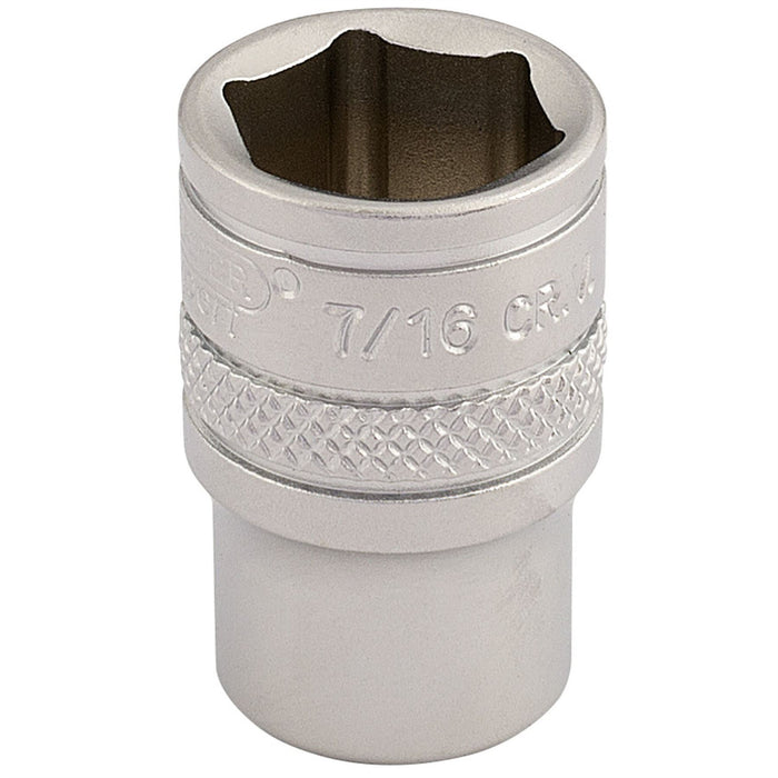 Draper Imperial Socket, 1/4" Sq. Dr., 7/16" 16525