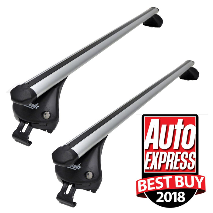 Locking Aluminium Summit Roof Rack Cross Bars fits Suzuki S Club 2014-2019