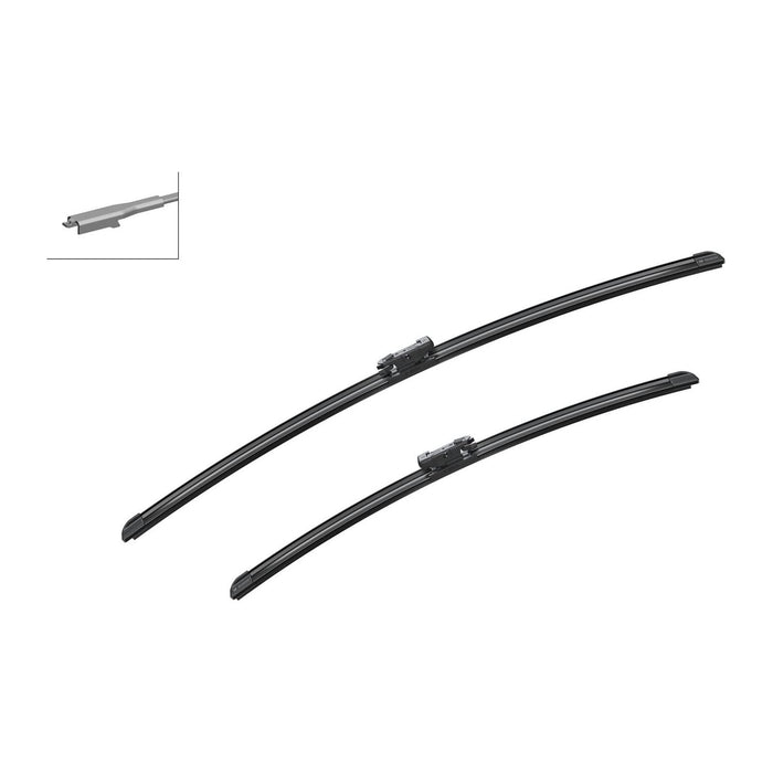 BOSCH A221S Aerotwin Front Wiper Blades Set for VAUXHALL ZAFIRA Mk II (B)