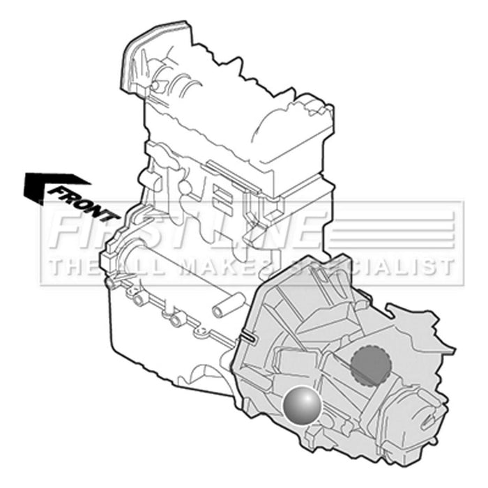 Genuine First Line Engine Mounting fits Audi A4 A6 94 FEM3828