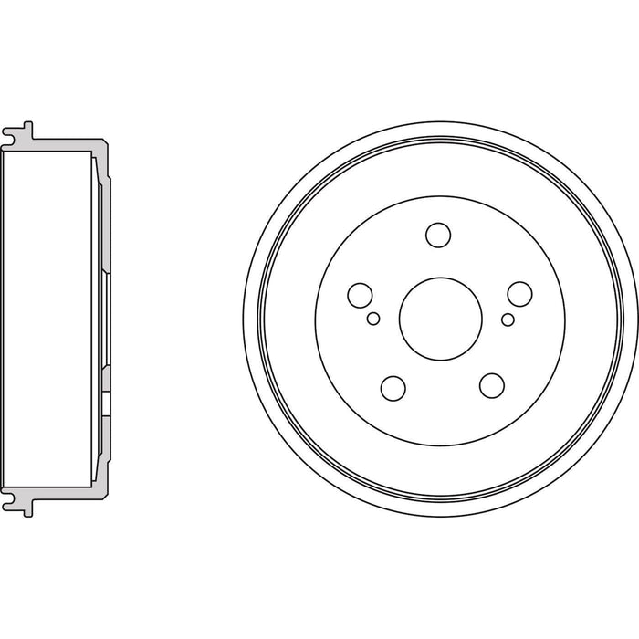 Apec Brake Drum Rear Fits Suzuki Grand Vitara