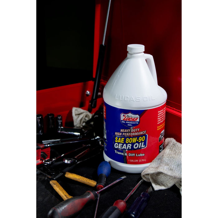 Lucas Oil 80W90 Gear Oil 3.79 Litres 10046 Lucas  - Dynamic Drive