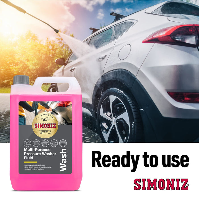 Simoniz Multi Use Pressure Washer Fluid - 5 Litre