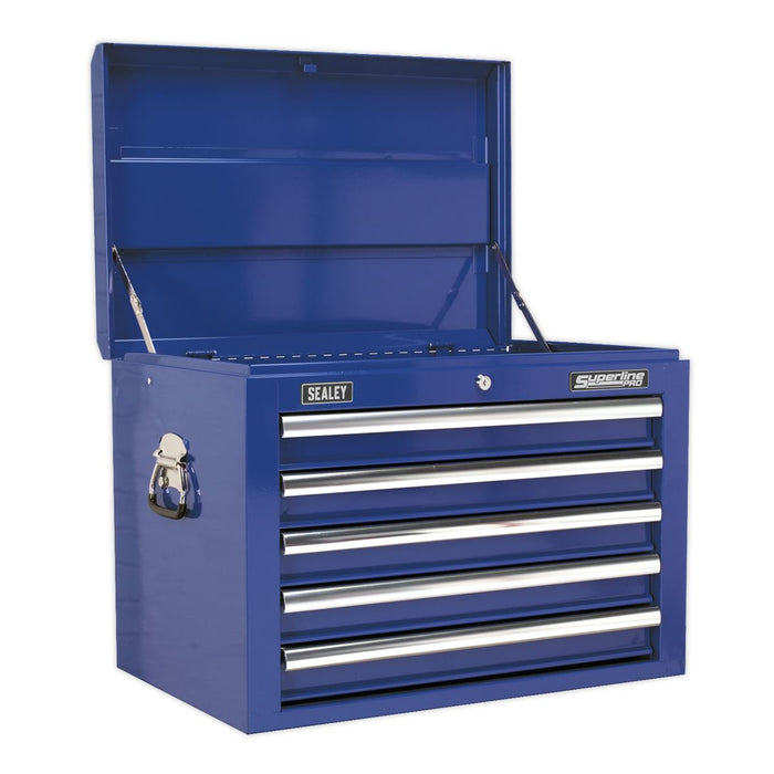 Sealey Topchest Mid-Box & Rollcab Combination 14 Drawer with Ball-Bearing Slides