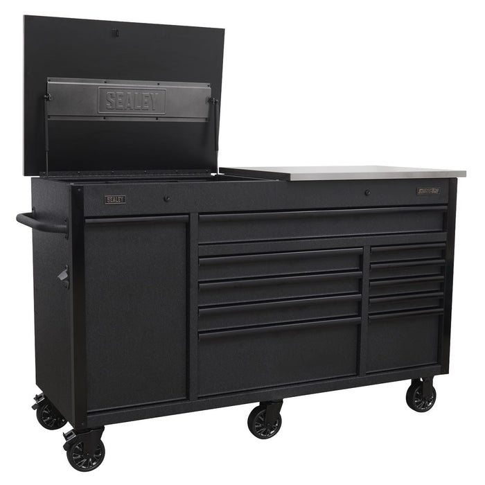 Sealey Mobile Tool Cabinet 1600mm with Power Tool Charging Drawer AP6310BE