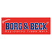 Genuine Borg & Beck Brake Disc Pair fits Mazda 3 1.41.6 03 BBD4448 Borg & Beck  - Dynamic Drive