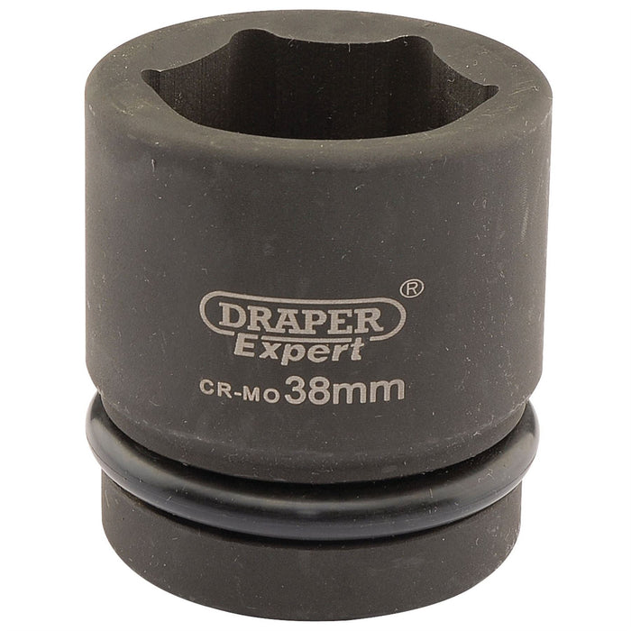 Draper Expert HI-TORQ 6 Point Impact Socket, 1" Sq. Dr., 38mm 05118