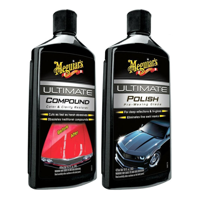 Meguiar's Ultimate Compound G17216EU & Ultimate Polish G19216EU Car Care Bundle Meguiar's  - Dynamic Drive