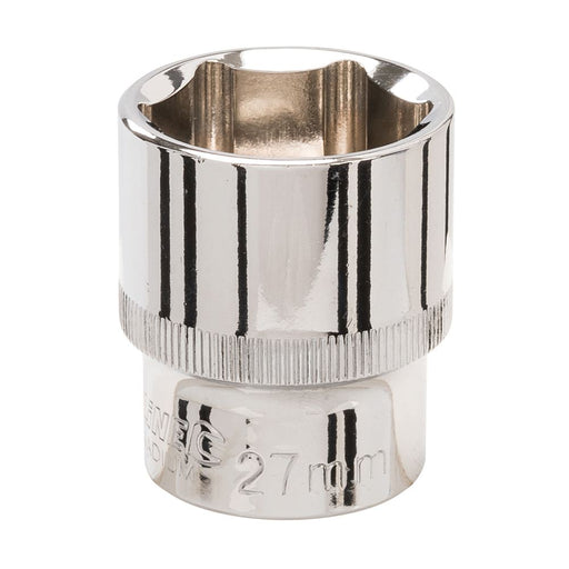 Silverline Socket 1/2" Drive 6pt Metric 27mm Silverline  - Dynamic Drive