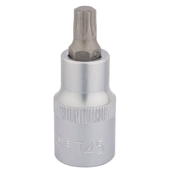 Draper TX-STAR Socket Bit, 1/2" Sq. Dr., T45 x 55mm 16315