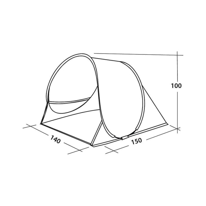 Easy Camp Oceanic Beach Camping Festival Fishing Kids Tent Sun Shelter +50 UV Easy Camp  - Dynamic Drive