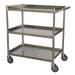 Sealey Workshop Trolley 3-Level Stainless Steel CX410SS Sealey  - Dynamic Drive