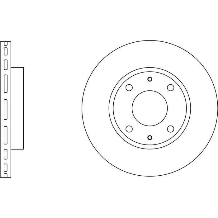 Apec Brake Disc Front Fits Proton Gen 2