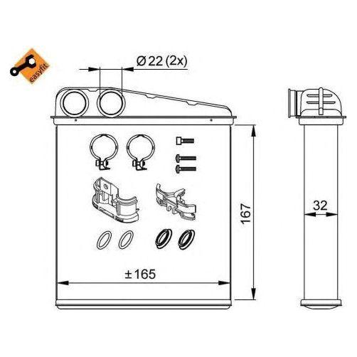 NRF Heater Radiator 58211