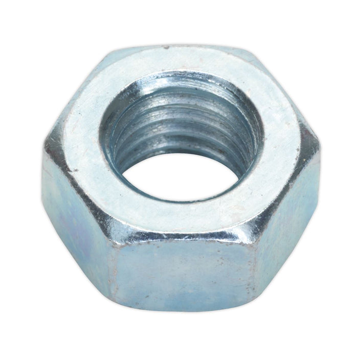 Sealey Steel Nut 934 M12 Zinc Pack of 25 SN12