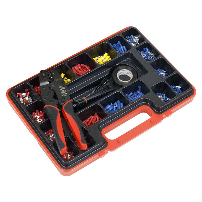 RATCHET CRIMPING TOOL KIT 552PC Sealey  - Dynamic Drive