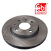 Genuine FEBI Front Brake Discs & Pads Set Vented for Fiat 500 Febi Bilstein  - Dynamic Drive