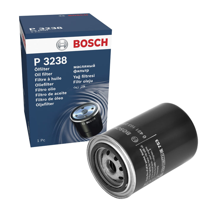 Genuine Bosch Car Oil Filter P3238 fits Citroen Relay 1800 - 2.5 - 94-02 0451103