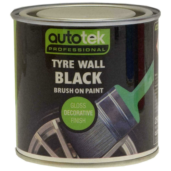 Autotek Car Tyre Paint Restore To Black 250Ml - Atootwb250 Autotek  - Dynamic Drive