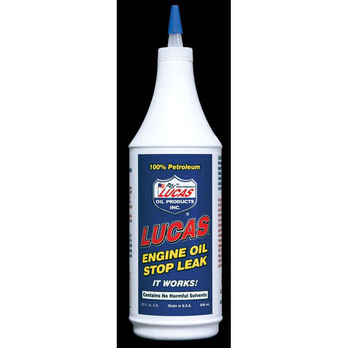 LUCAS ENGINE OIL STOP LEAK 946ml Stops Leaks Rejuvenates Seals & Gaskets