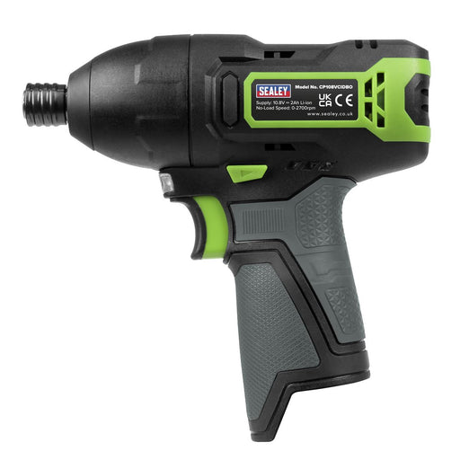 Sealey Cordless Impact Driver 1/4"Hex Drive 10.8V 2Ah SV10.8 Series CP108VCID Sealey  - Dynamic Drive