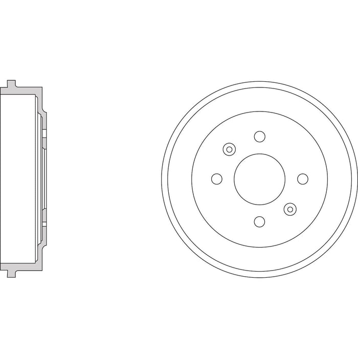 Apec Brake Drum Rear Fits Opel Karl Vauxhall Viva