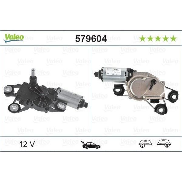 Valeo Wiper Motor 579604 Automotive Part fits Seat Ibiza Ibiza St Valeo  - Dynamic Drive