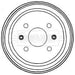 Genuine Borg & Beck Brake Drum fits Chevrolet Spark 0310 BBR7228 Borg & Beck  - Dynamic Drive