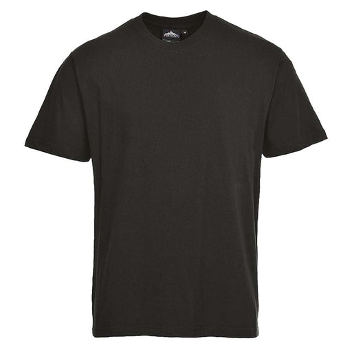 Portwest Turin Premium T-Shirt - Black - Small Portwest  - Dynamic Drive