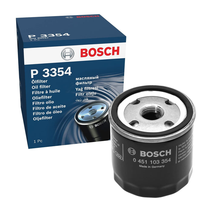 Genuine Bosch Car Oil Filter P3354 fits Fiat Doblo JTD - 1.9 - 03-13 0451103354