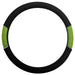 Green Black Steering Wheel Cover Soft Grip Mesh Look for Peugeot 208 GTI 12-On UKB4C  - Dynamic Drive