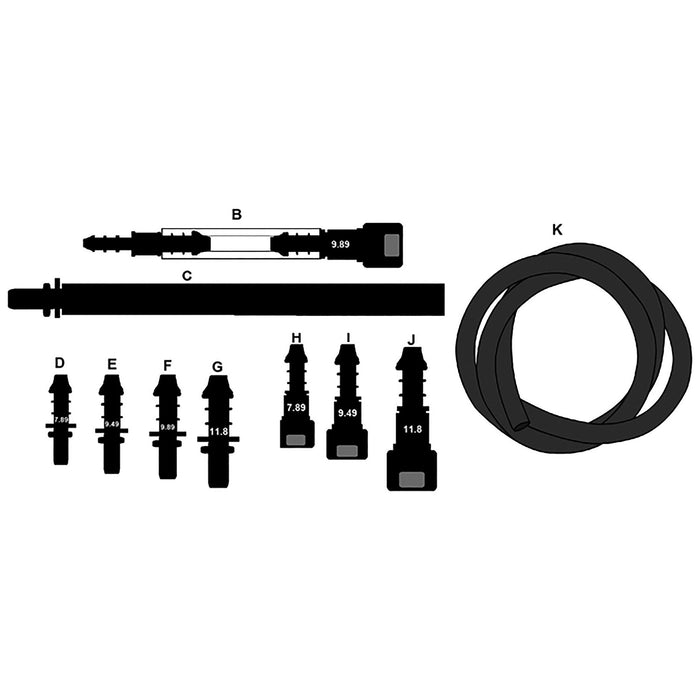 Laser Pneumatic Diesel Bleeding Kit 7174 Laser Tools  - Dynamic Drive