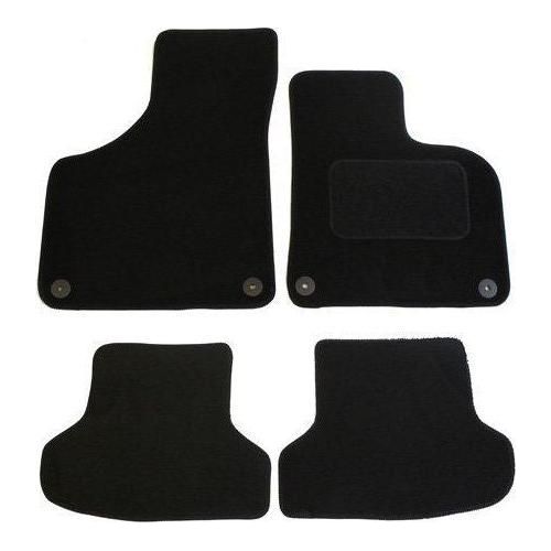 Fully Tailored Black Carpet Car Mats for Audi A3 03-12 Set of 4 With 4 Clips UKB4C  - Dynamic Drive