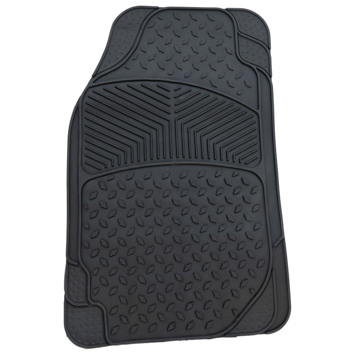 3pc Full Set Heavy Duty Rubber Floor Mats A-Class B-Class C-Class SLK UKB4C  - Dynamic Drive