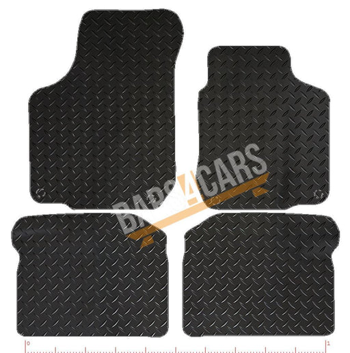 Tailored Yellow Trim Mats fits VW Golf 4 / Beetle 97 98 99 00 01 02 03 04 UKB4C  - Dynamic Drive