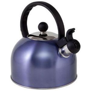 2l Lavender Stainless Steel Boil It Whistling Gas Kettle Camping Caravan Motorhome Cordless ukcampingandleisure  - Dynamic Drive