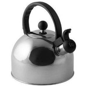 2l Stainless Steel Boil It Whistling Gas Kettle Camping Caravan Motorhome Cordless ukcampingandleisure  - Dynamic Drive